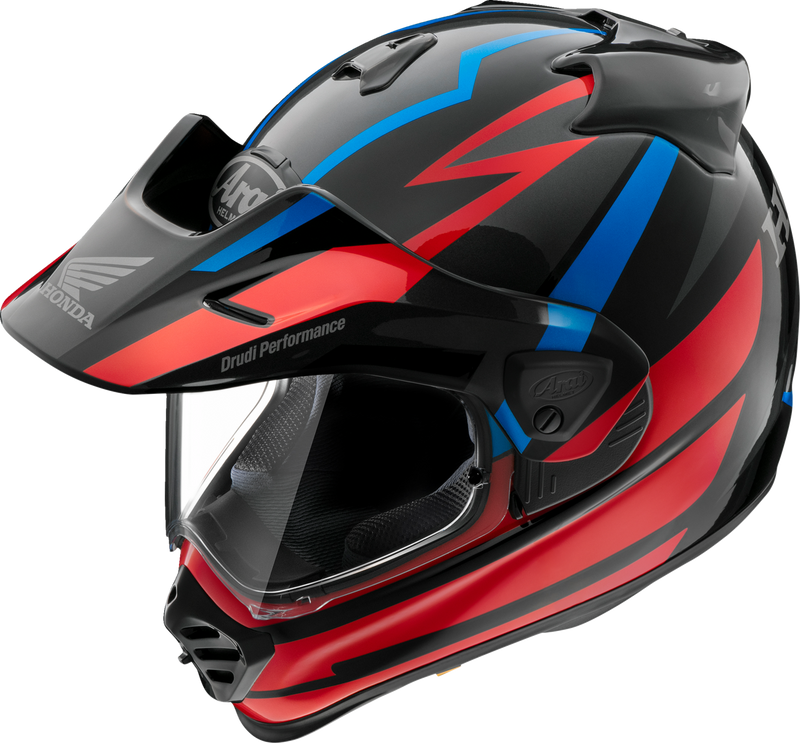 ARAI HELMETS, ARAI Helmets XD-5 Helmet for Honda Africa Twin – Red, Medium (Part #0140-0382)