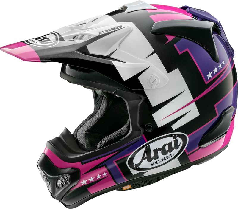 ARAI HELMETS, ARAI Helmets VX-Pro4 Battle Purple Helmet - Large, Part Number 0110-8714