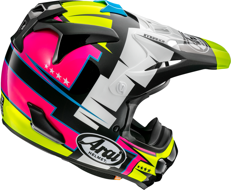 ARAI HELMETS, ARAI Helmets VX-Pro4 Battle Yellow Helmet - Medium (Part #0110-8718)