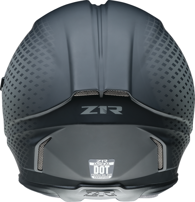 Z1R, Z1R Jackal Waveform Helmet - Gray, XS - Polycarbonate Shell and Advanced Ventilation by Z1R Part 0101-16147