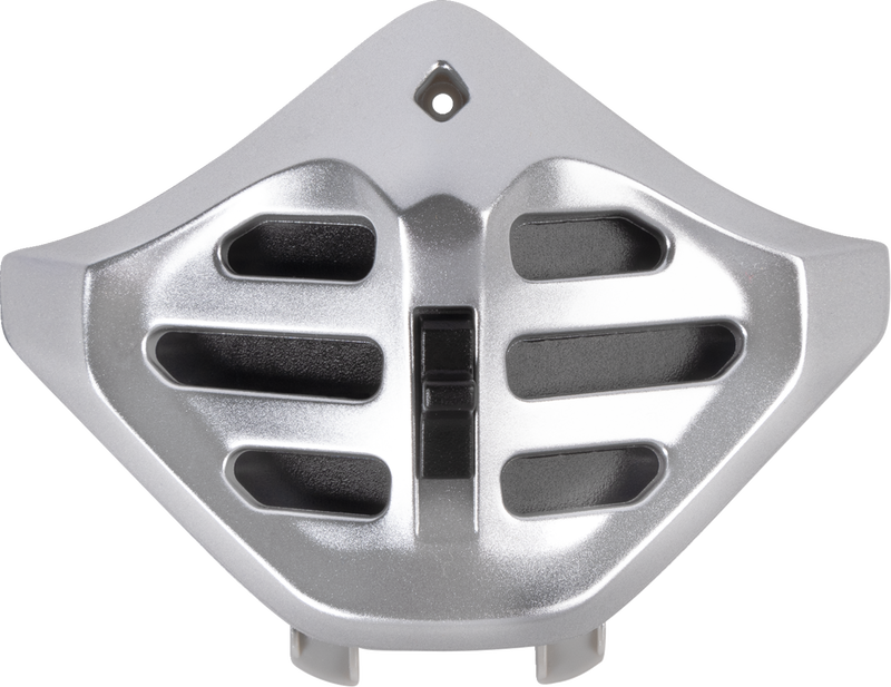 ARAI HELMETS, ARAI Helmets XD-5 Chin Vent - Aluminum Silver (Part Number 105323)