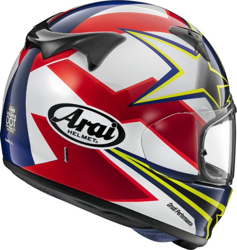 ARAI HELMETS, ARAI Helmets Regent-X Stars & Stripes Helmet - Yellow, Size XL - Part 0101-17461