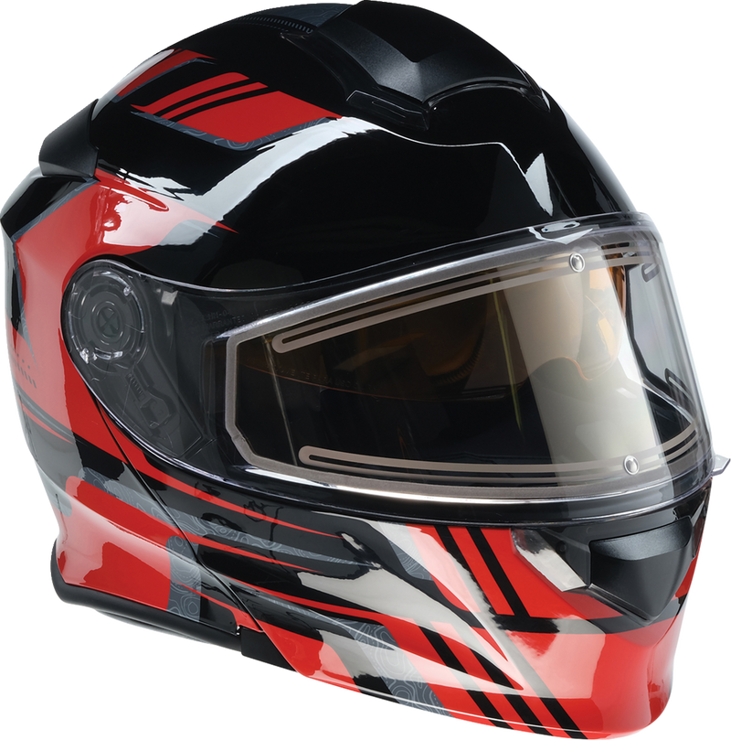 Z1R, Z1R Solaris 2.0 Helmet First Tracks Electric Dual Pane Shield Black/Red XS - Part 0120-0825