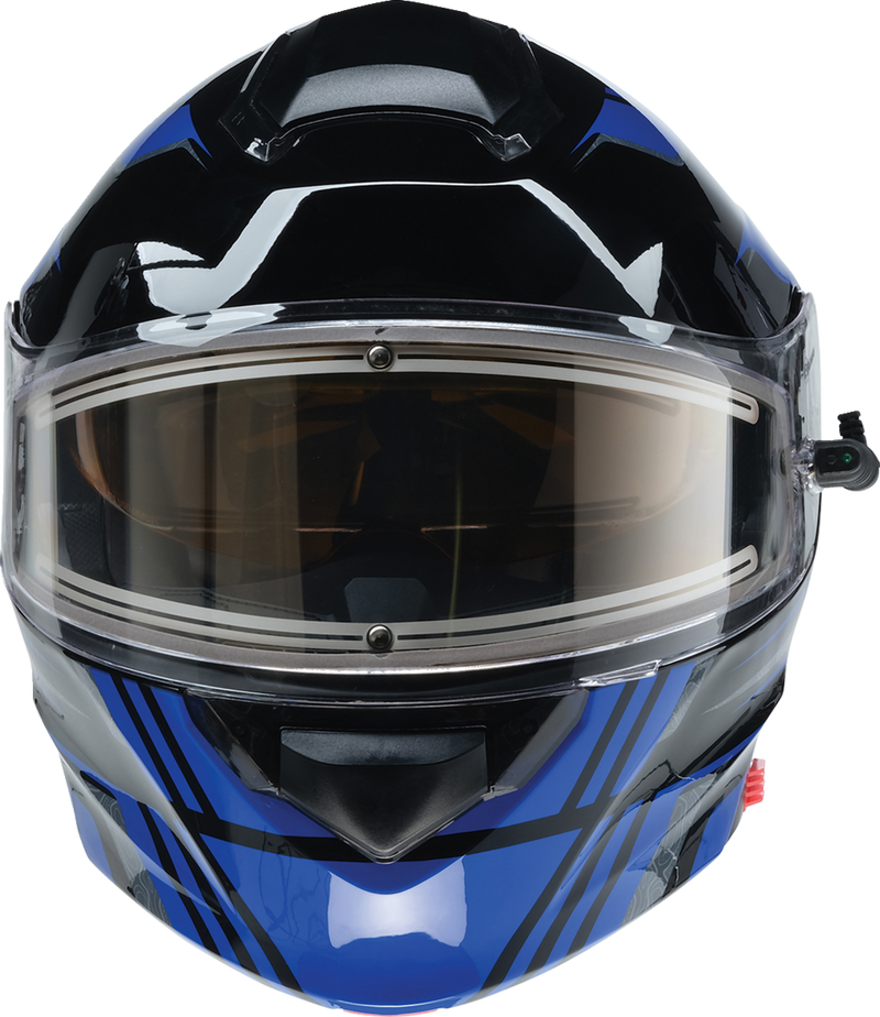 Z1R, Z1R Solaris 2.0 Helmet First Tracks Electric Dual Pane with Amber Sun Visor - XS by Z1R Part 0120-0831