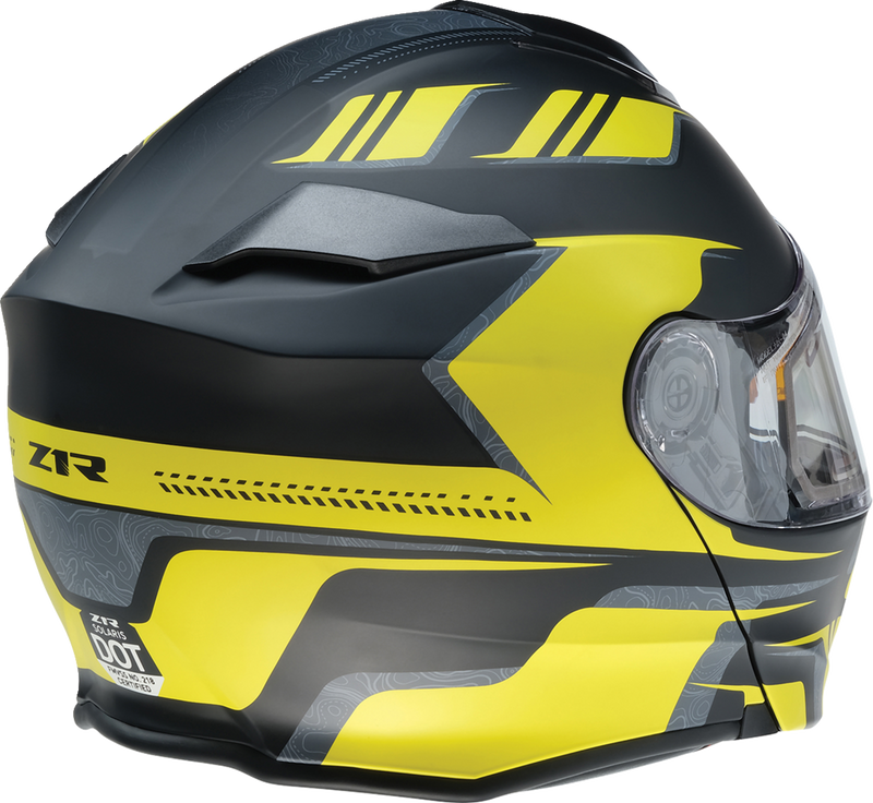 Z1R, Z1R Solaris 2.0 Helmet - First Tracks Electric Dual Pane Shield - Black/Hi-Viz, Medium (Part #0120-0839)