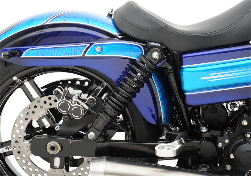 DRAG SPECIALTIES SHOCKS, Drag Specialties Shocks Premium Ride-Height Adjustable Shock Absorbers - 11 Inch - Black C16-0155AB