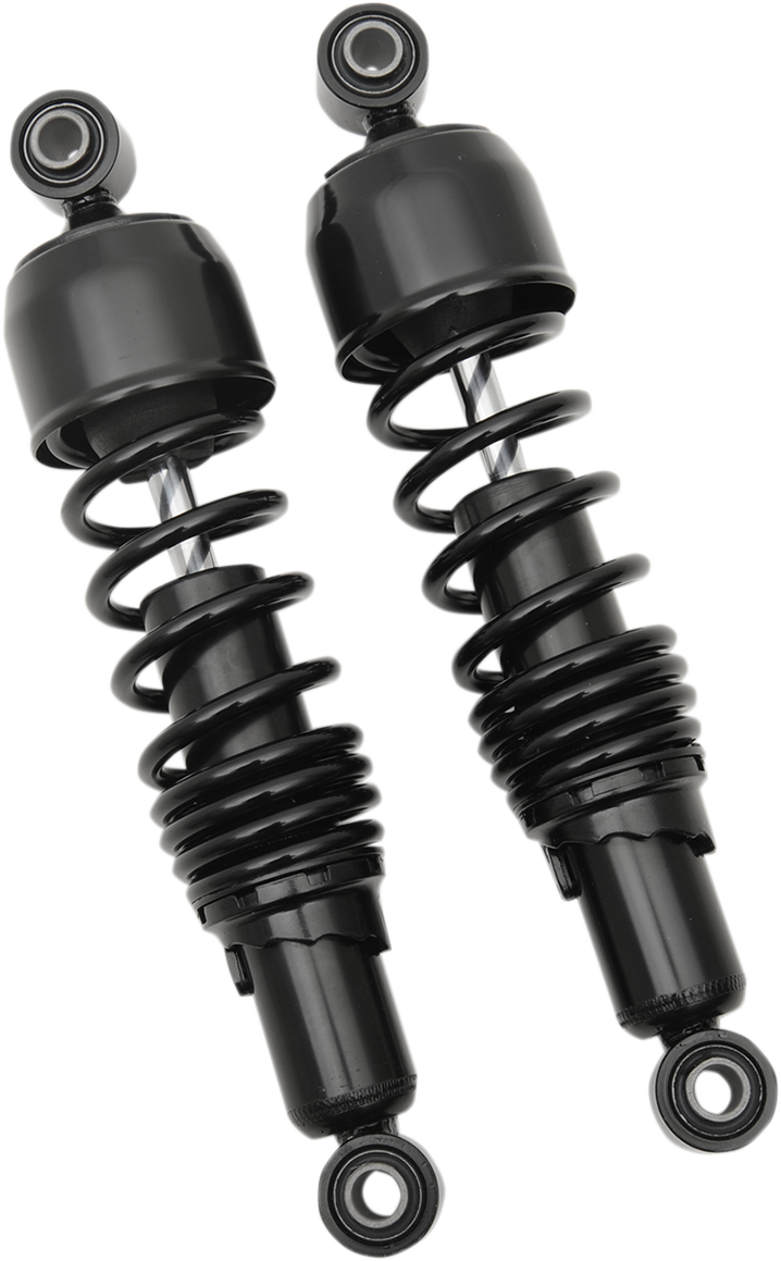 DRAG SPECIALTIES SHOCKS, Drag Specialties C16-0122GB Replacement Shock Absorbers - 12.5 inch Black for Harley Davidson