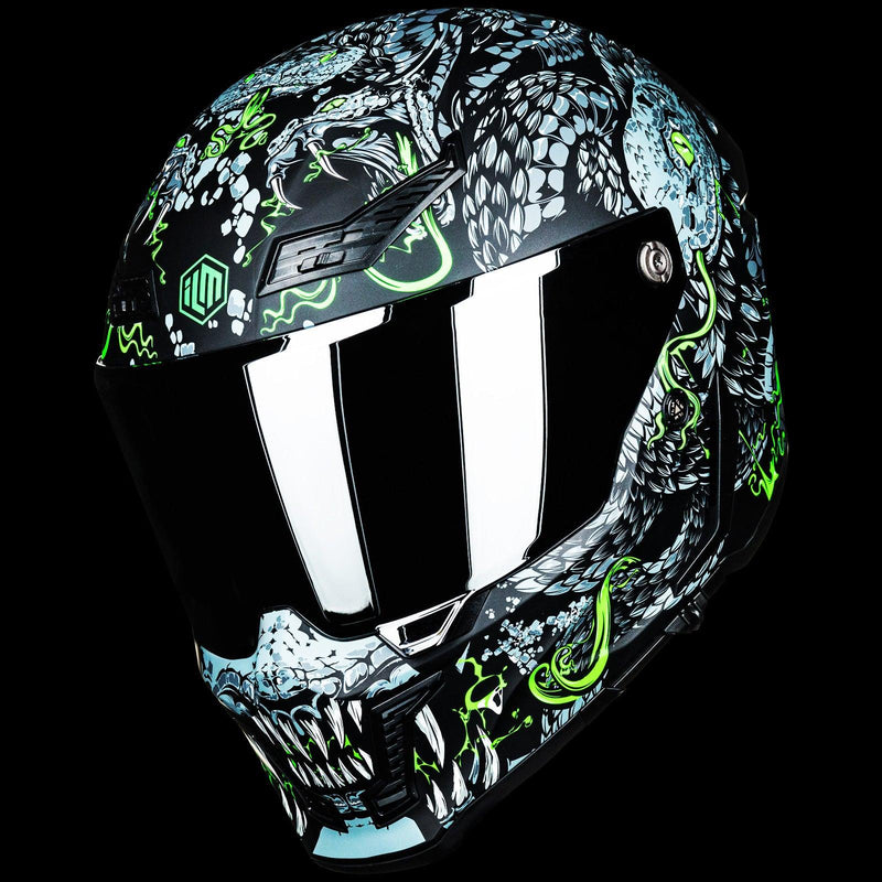 ILM Full Face Motorcycle Helmets Racing Helmet Model MF509