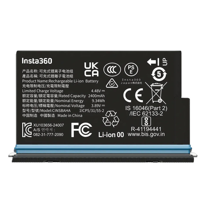 Insta360 X5 Replacement Battery | Official 9.34Wh Rechargeable Battery + Case