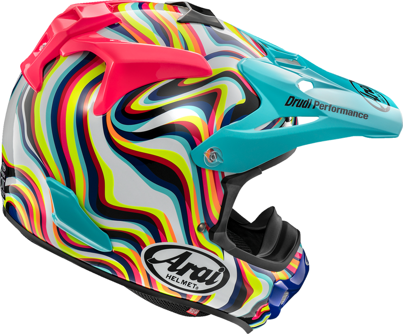 ARAI HELMETS, Arai Helmets VX-Pro4 Stream Pink Helmet - Large by Arai Helmets Part 0110-8883