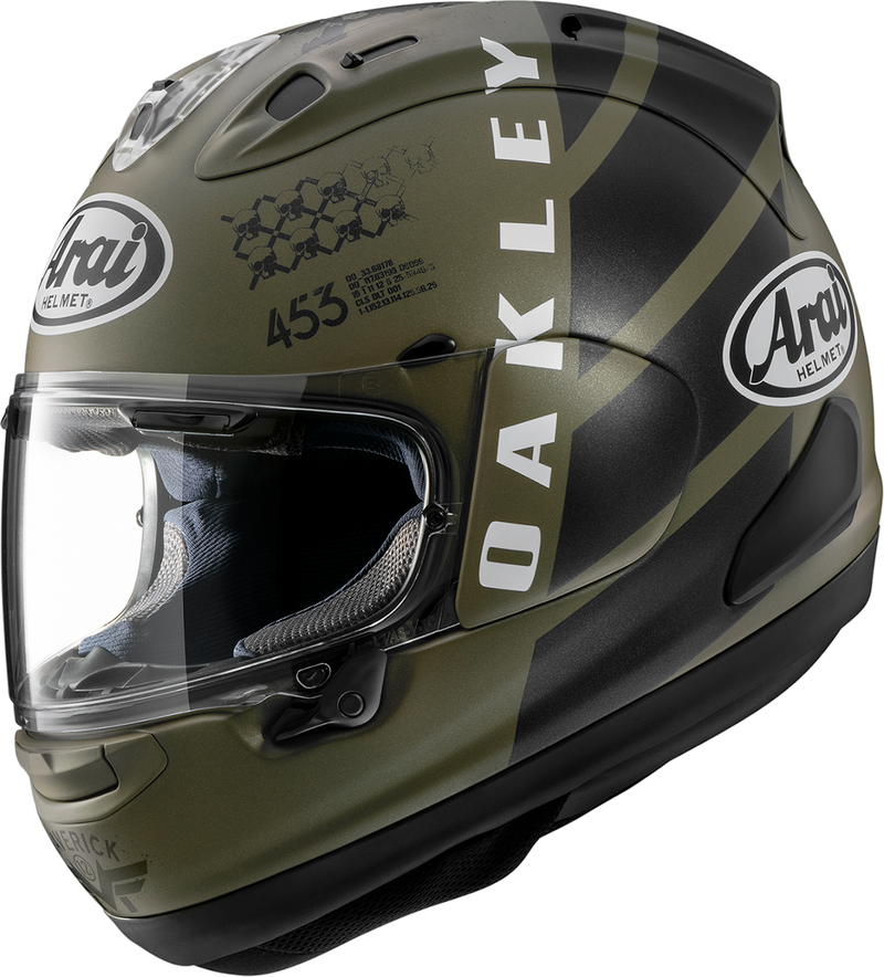 ARAI HELMETS, ARAI HELMETS Corsair-X Helmet with MVK Oakley Design – Size Large (Part Number 0101-17639)