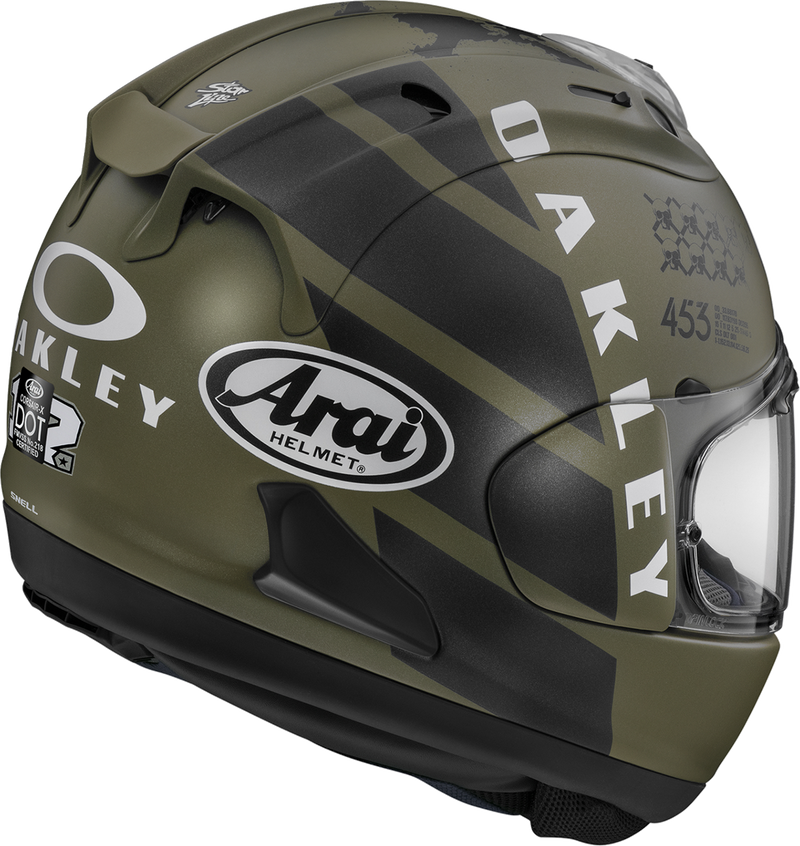 ARAI HELMETS, ARAI HELMETS Corsair-X Helmet with MVK Oakley Design – Size Large (Part Number 0101-17639)