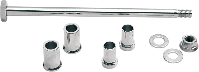 DRAG SPECIALTIES, DRAG SPECIALTIES Swingarm Pivot Shaft Kit for Harley FXST/FLST (2000-2007) - Chrome R22500A
