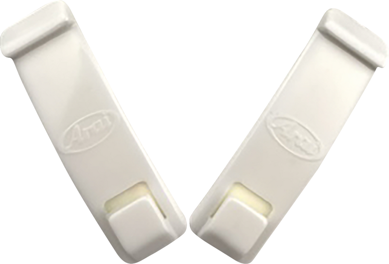 ARAI HELMETS, ARAI Helmets Goggle Strap Holders - White (Part Number 092175)