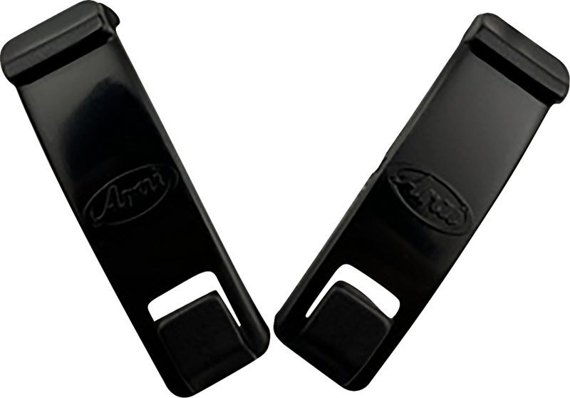 ARAI HELMETS, ARAI Helmets Goggle Strap Holders - Black (Part Number 092176)