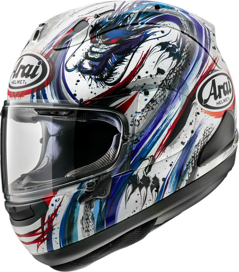 ARAI HELMETS, ARAI HELMETS Corsair-X Kiyonari Trico XL Helmet with VAS Shield Mechanism and Advanced Ventilation