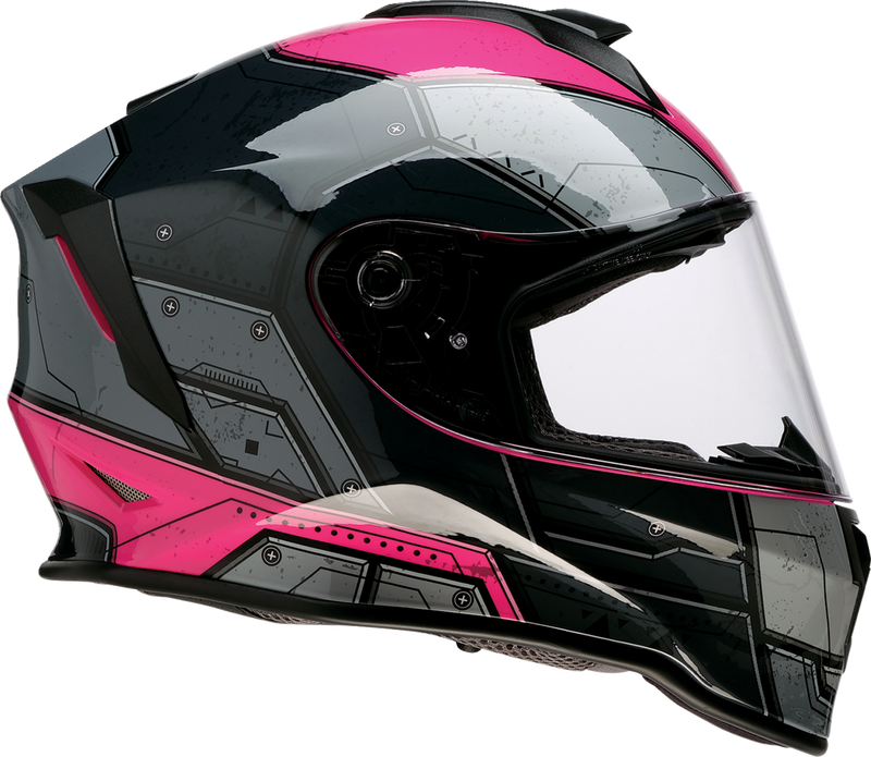 Z1R, Z1R Youth Warrant 2.0 Helmet Sentinel Black/Pink - Large (Part Number 0102-0297)
