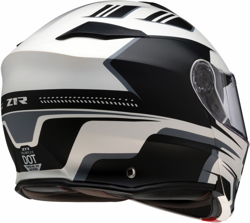 Z1R, Z1R Solaris 2.0 Modular Helmet - Slater White XS by Z1R - Part 0100-2433