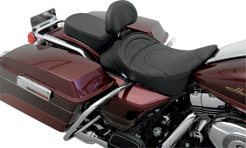 DRAG SPECIALTIES SEATS, Drag Specialties Seats Pillion Seat - Mild Stitched Narrow for FL '99-'22 - Part 0801-0469