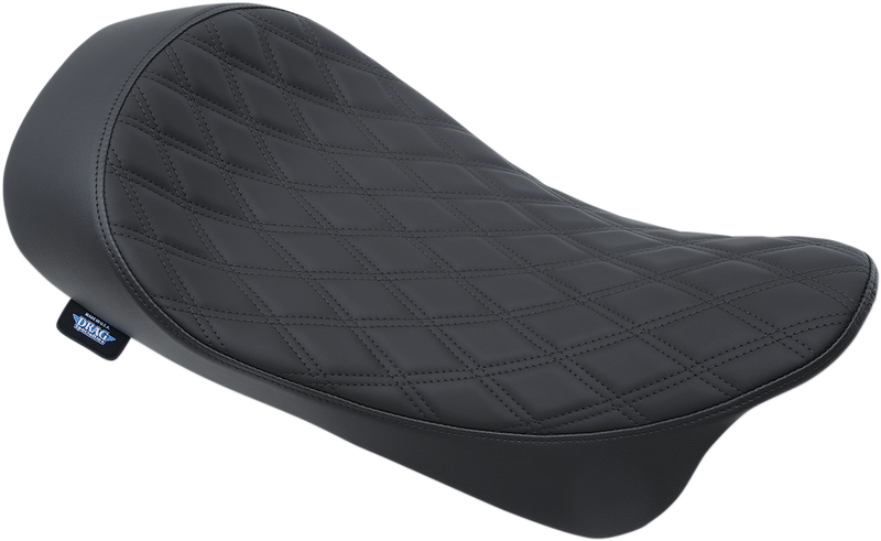 DRAG SPECIALTIES SEATS, Drag Specialties Seats Low Solo Seat - Double Diamond for Harley FL 2008-2023 (Part #0801-1152)
