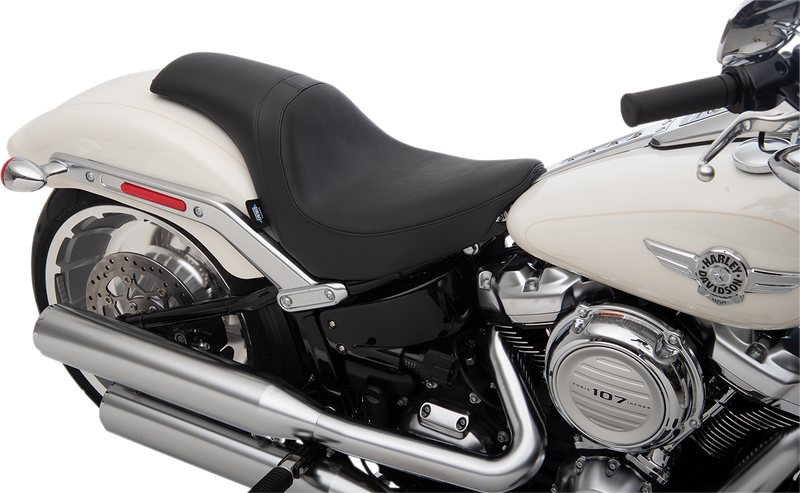 DRAG SPECIALTIES SEATS, Drag Specialties Seats Predator Seat for Harley FL/FX 2018-2025 | Vinyl, Smooth Finish, Part No. 0802-1181