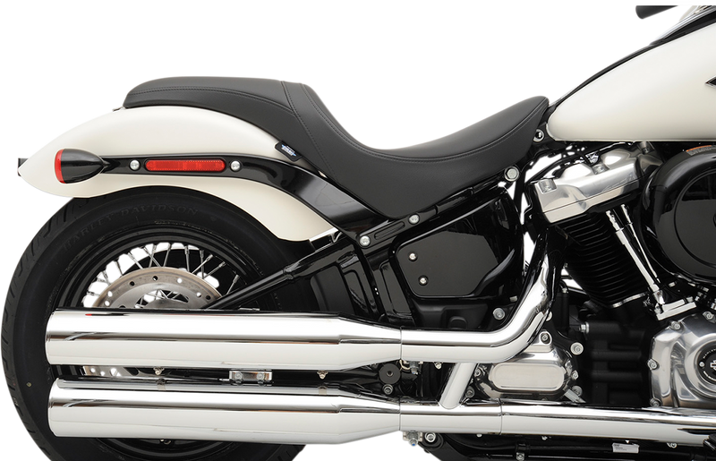 DRAG SPECIALTIES SEATS, DRAG SPECIALTIES SEATS Predator Seat for FL/FX 2018-2022 with Solar Leather Finish, Part #0802-1153