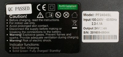 Universal Parts 24 Volt 4.0 Amp On-Board Battery Charger for Rascal