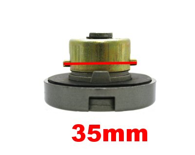 Universal Locking Gas Cap w/ keys: 35mm Tabs