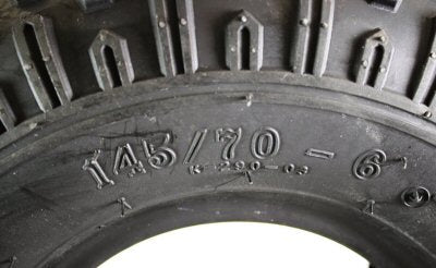 Kenda Brand K290 145/70-6 Tire