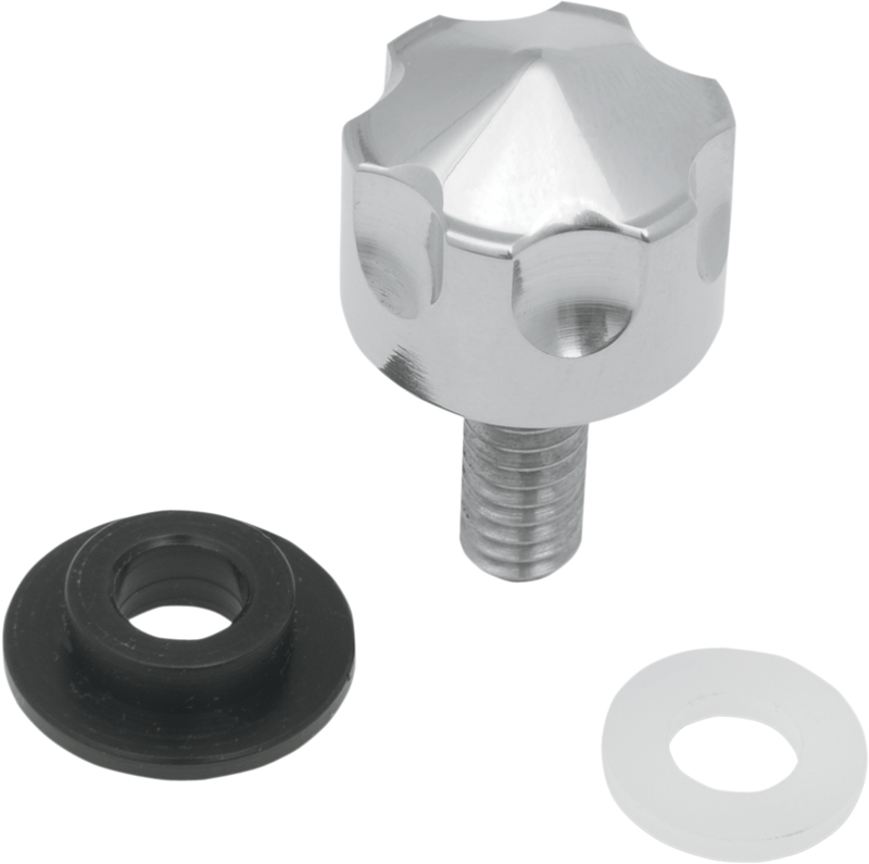 DRAG SPECIALTIES SEATS, DRAG SPECIALTIES SEATS Stainless Steel Seat Mount Knob for FL 2000-2022 (Part #0820-0035)