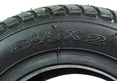 Clever Brand 8 1/2 x 2 Tire - 4 1/4" Rim
