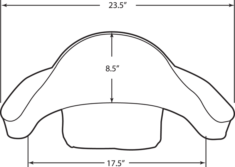 DRAG SPECIALTIES SEATS, Drag Specialties Seats Tour Box Pad - Smooth Black for Harley-Davidson with Part Number 0822-0142