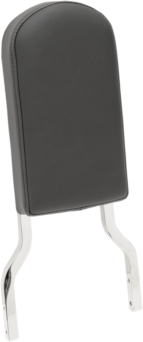 DRAG SPECIALTIES SEATS, Drag Specialties Seats Tall Sissy Bar Pad with Solar Reflective Leather Top - Black, Part 0822-0298