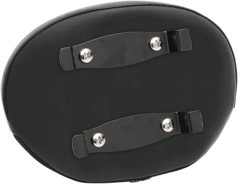 DRAG SPECIALTIES SEATS, Drag Specialties Seats Smooth Oval Sissy Bar Pad - Black (Part #0822-0343)