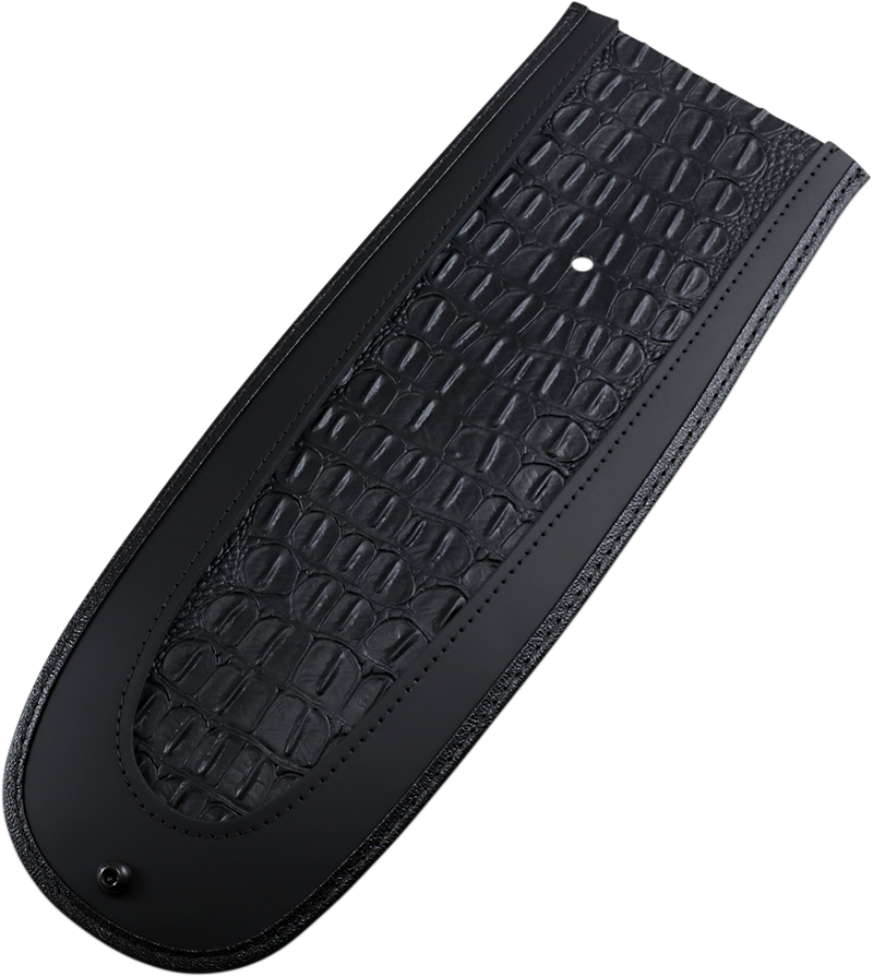 DRAG SPECIALTIES SEATS, DRAG SPECIALTIES SEATS Fender Skin - Embossed Faux Gator Leather Center 1405-0136