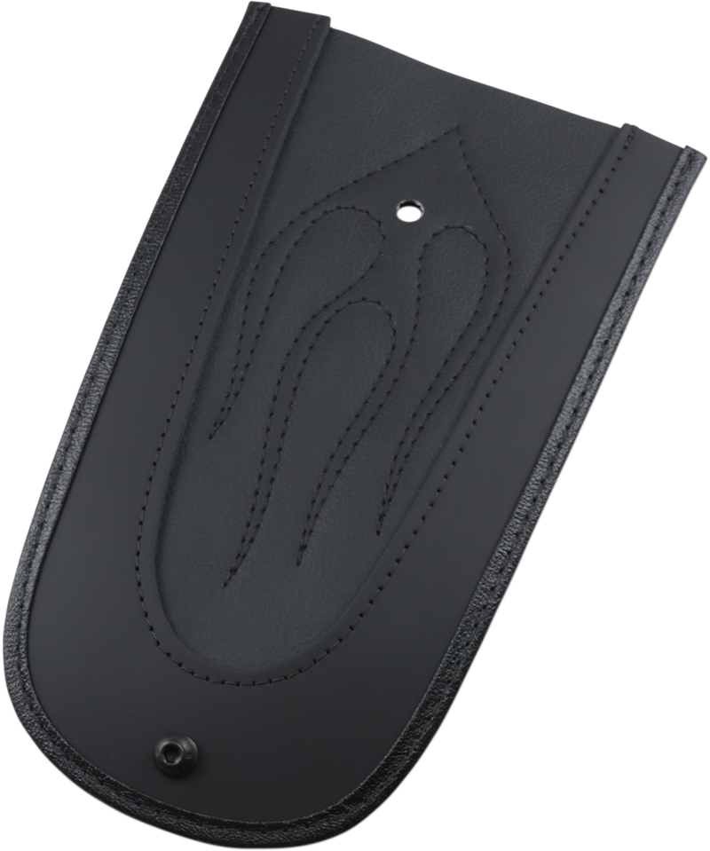 DRAG SPECIALTIES SEATS, Drag Specialties Seats Fender Skin - Flame Stitched Automotive-Grade Vinyl Center 1405-0143