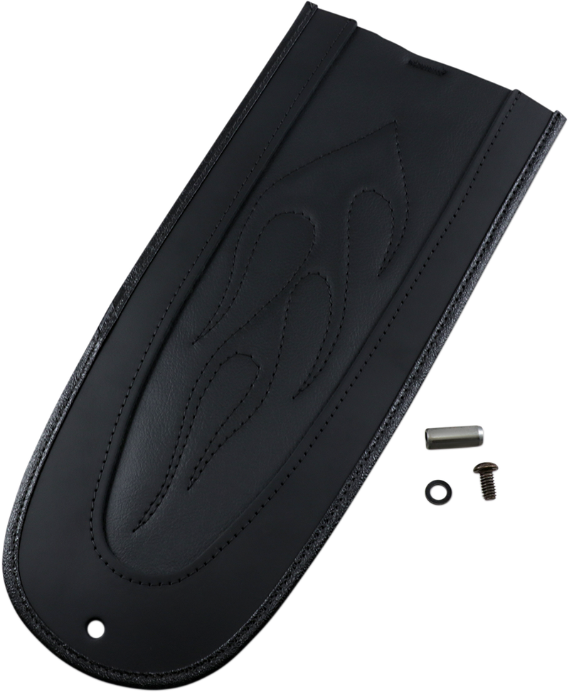 DRAG SPECIALTIES SEATS, Drag Specialties Seats Fender Skin - Flame Stitched Automotive-Grade Vinyl Center 1405-0149