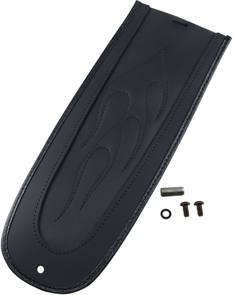 DRAG SPECIALTIES SEATS, Drag Specialties Seats Fender Skin with Flame Stitched Automotive-Grade Vinyl Center - Part 1405-0152