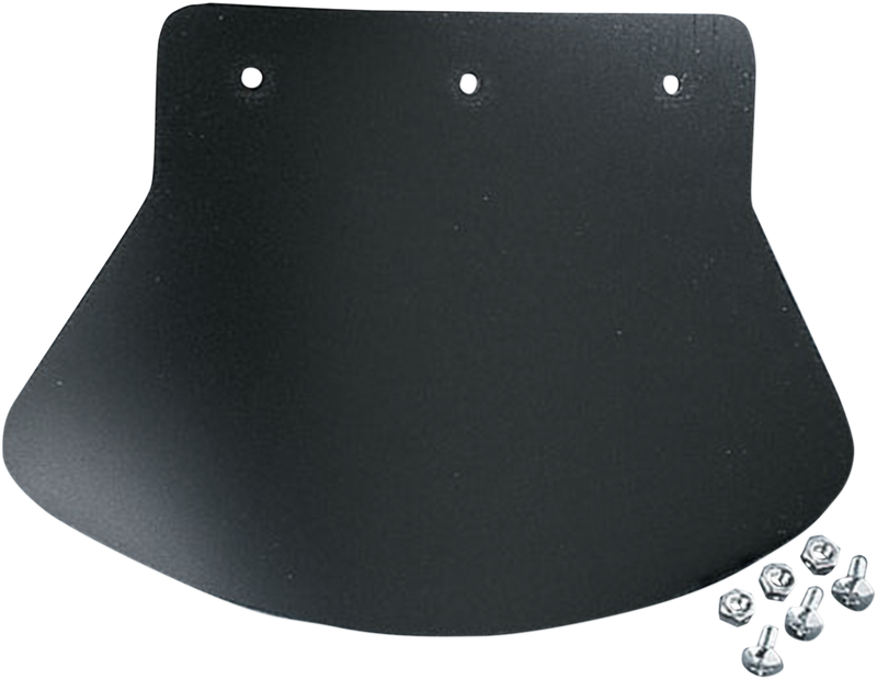 DRAG SPECIALTIES SEATS, DRAG SPECIALTIES SEATS DS393702 Plain Mud Flap - 9-1/2 inches Wide x 6-1/2 inches High