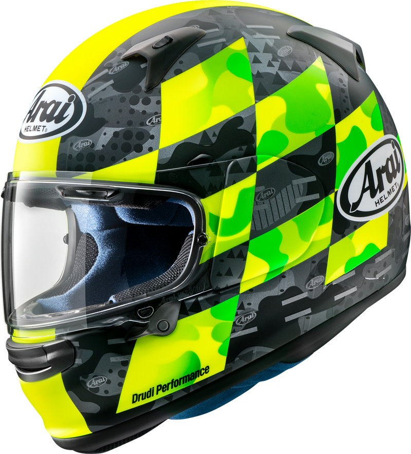 ARAI HELMETS, ARAI Helmets Regent-X Helmet with VAS Shield System - Medium, Yellow