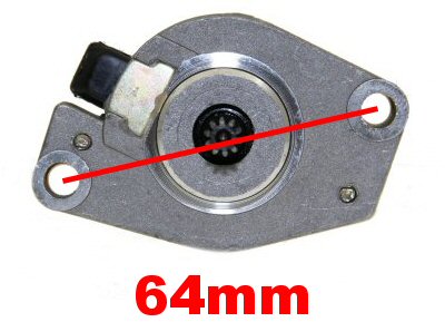 Universal Parts 2-Stroke Starter Motor - 10 Splines