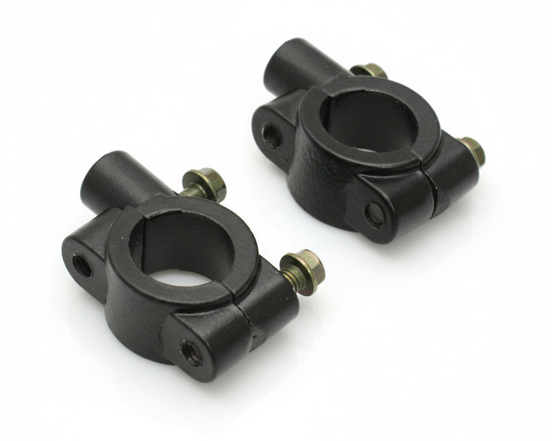 Universal Parts 7/8" Handlebar Mirror Mount Clamps - 8mm