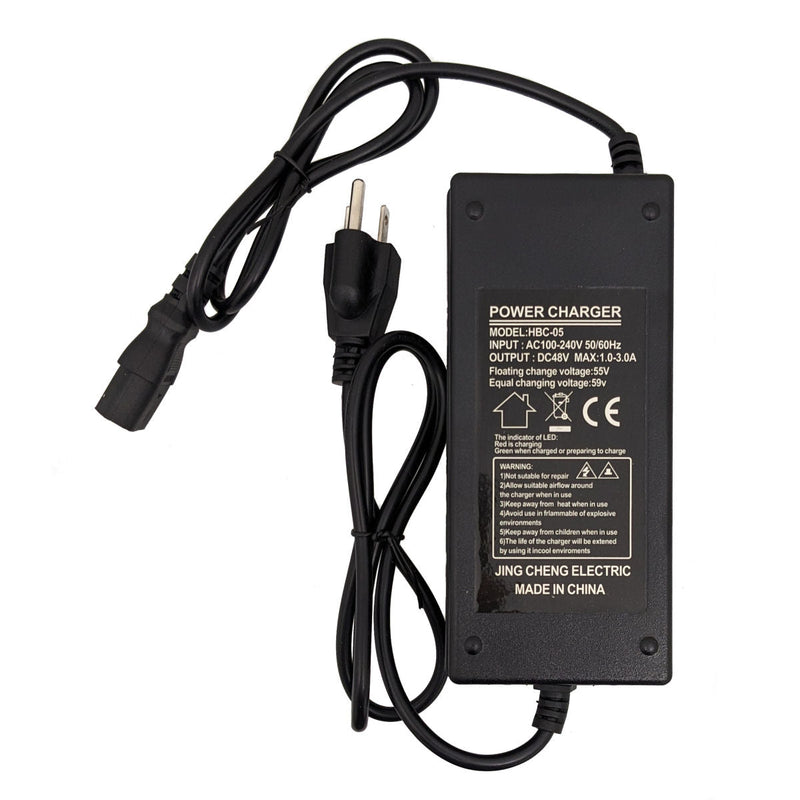 Universal Parts 48V 3A Smart Charger | 3-Port L,N,E Plug
