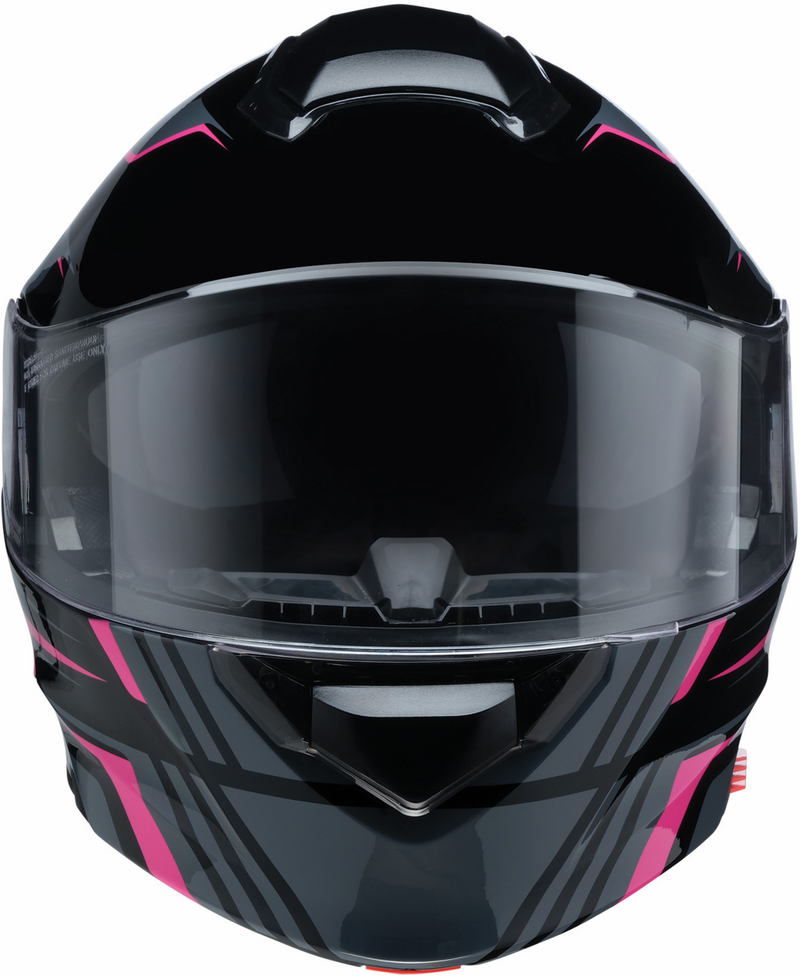 Z1R, Z1R Solaris 2.0 Modular Helmet Slater Pink 4XL with Adjustable Ventilation and Integrated Communication Pockets