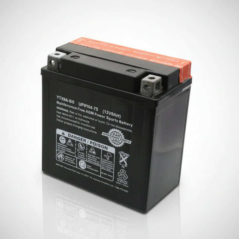 Universal Parts YTX9A-BS 12V 9AH Maintenance-Free Battery