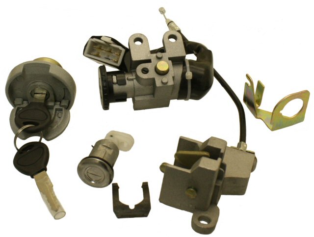 ZNEN Complete Lock Set w/ Ignition Switch: 5-Pin