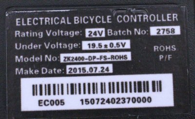 Razor E100/E125/E150/E175 eSpark Control Module: 7-Connector