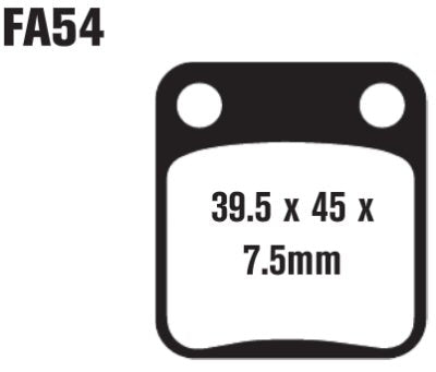 EBC Brakes SFA54 Scooter Brake Pads