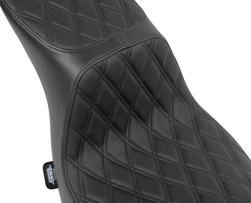 DRAG SPECIALTIES SEATS, Drag Specialties Seats Predator 2-Up Seat with Vinyl Cover for FLSB/FXLRS '18-'24 - Model 4688B