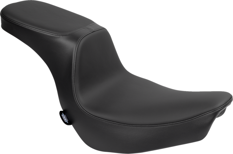 DRAG SPECIALTIES SEATS, DRAG SPECIALTIES SEATS Predator 2-Up Seat with Solar Leather for FLSB/FXLRS '18-'24 (Part No. 4688E)